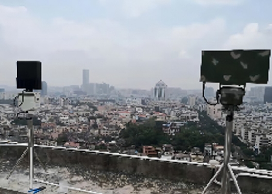 Fase-array drie coördinaten lage hoogte radar voor UAV detectie en positionering
