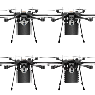 Persoonlijke luchtvaartuigen met meervoudige missie en meervoudige rotor UAV's 10 kg nuttige lading