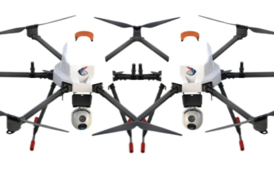 15 kg nuttige lading Persoonlijk gebruik Vliegende drone Vliegtuig 6 Rotors Op maat