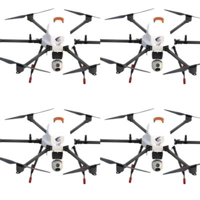 Netwerk zes rotor UAV onbemande luchtvaartuig, multi-purpose luchtvliegtuigen