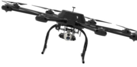 Netwerk UAV Onbemande luchtvaartuig voor logistieke levering Command Industry