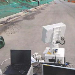 Volle luchtruimte dekking Tweedimensionale Fase-array radar